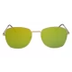 Ochelari de soare Aviator Oglinda Verde deschis cu reflexii - Auriu Ochelari de soare Aviator Oglinda Verde deschis cu reflexii - Auriu
