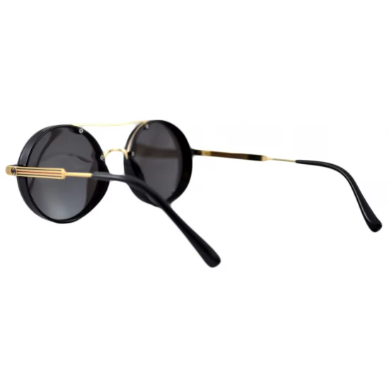 Ochelari de soare Rotunzi Bleu Oglinda cu Auriu Ochelari de soare Rotunzi Bleu Oglinda cu Auriu