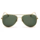 Ochelari de soare Aviator Verde - Auriu - Polarizati