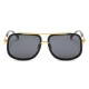 Ochelari de soare Rectangular Negru V.I.P.
