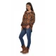 Bluza Dama Multicolora cu Imprimeu Combinat Bluza Dama Multicolora cu Imprimeu Combinat