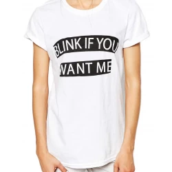 Tricou dama alb - Blink