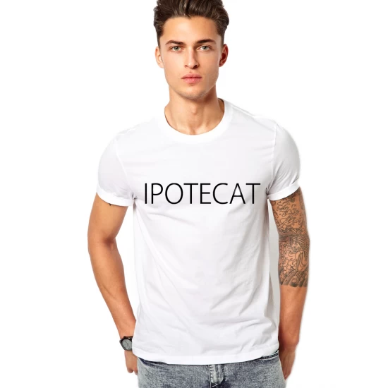 Tricou alb barbati - Ipotecat Tricou alb barbati - Ipotecat