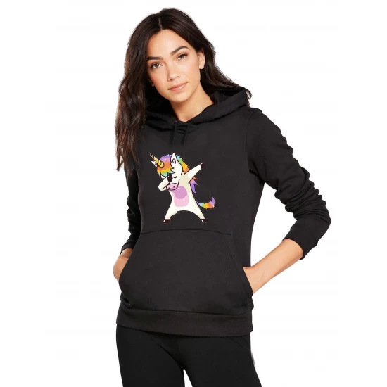 Hanorac dama negru - Cool Unicorn Hanorac dama negru - Cool Unicorn