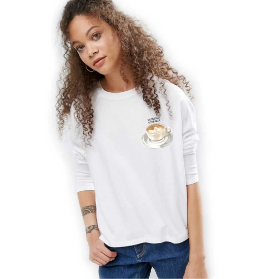 Bluza dama alba - Espresso Yourself I Bluza dama alba - Espresso Yourself I