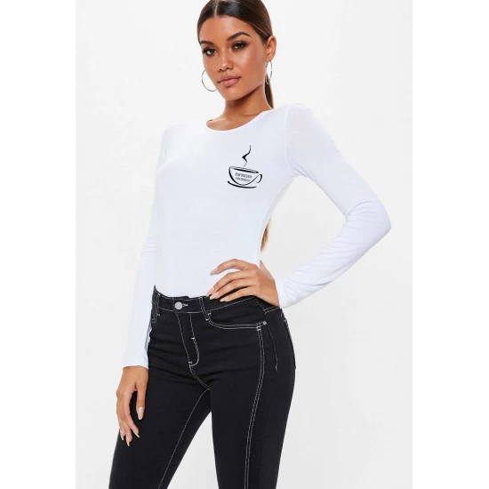 Bluza dama alba - Espresso Yourself II Bluza dama alba - Espresso Yourself II