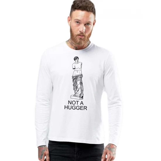 Bluza barbati alba - Not a hugger Bluza barbati alba - Not a hugger