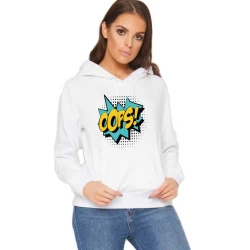 Hanorac dama alb - Oops
