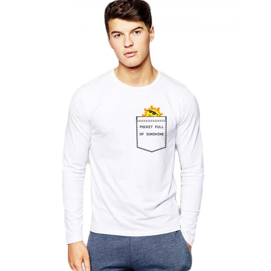 Bluza barbati alba - Sunshine
