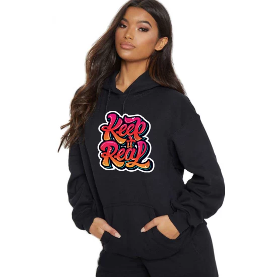 Hanorac dama negru - Keep it real Hanorac dama negru - Keep it real